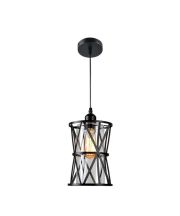 Howard Chandelier Six Long Arms – Gunmetal