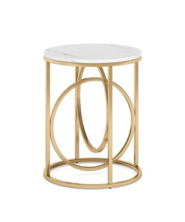 Wooden Round Coffee Table with Lift Top